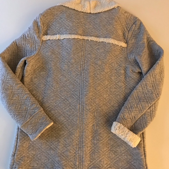 Like New LL Bean Jersey Open Front Jacket - Picture 6 of 8